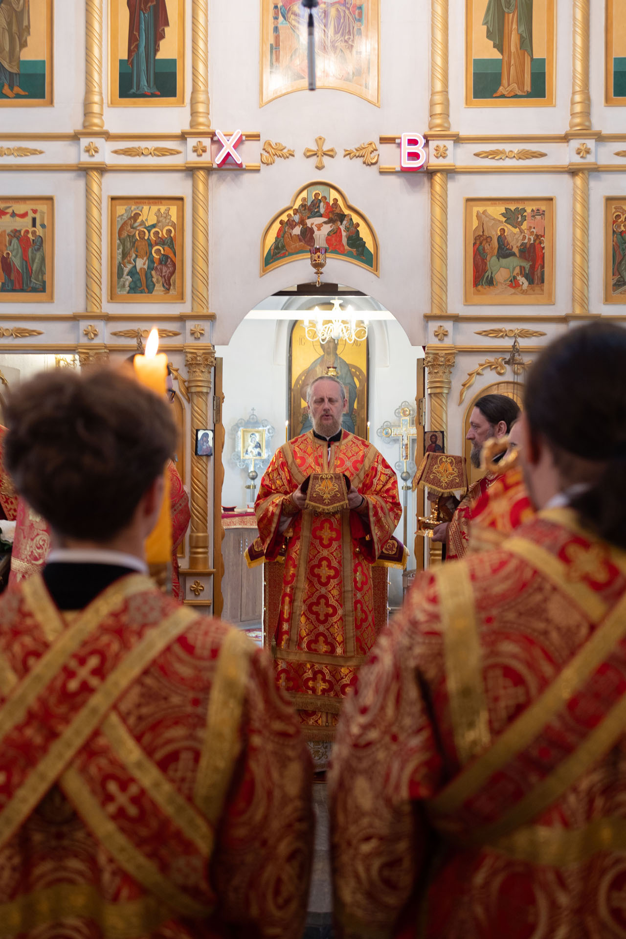 Литургия в Георгиевском храме горо