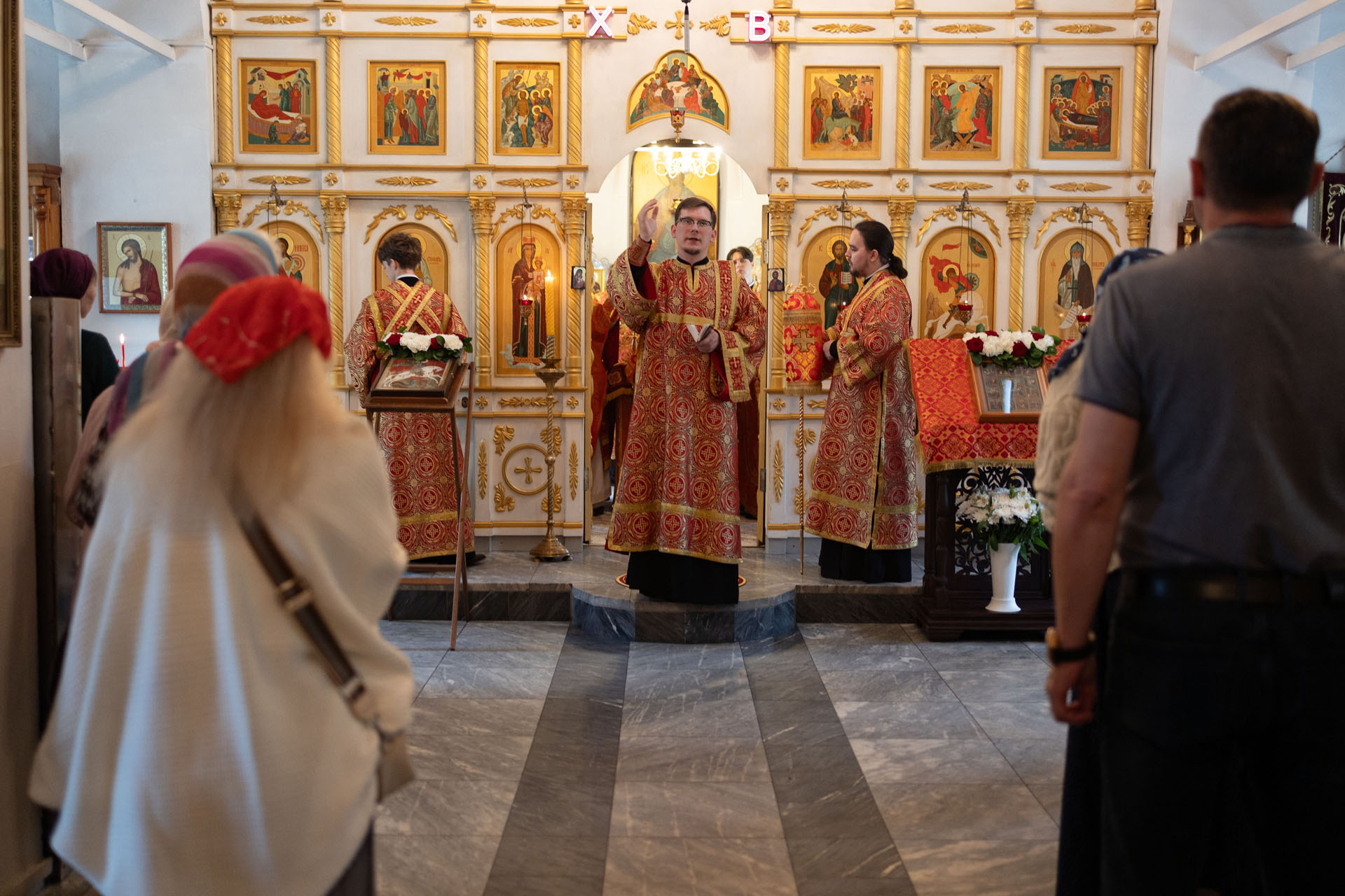 Литургия в Георгиевском храме горо
