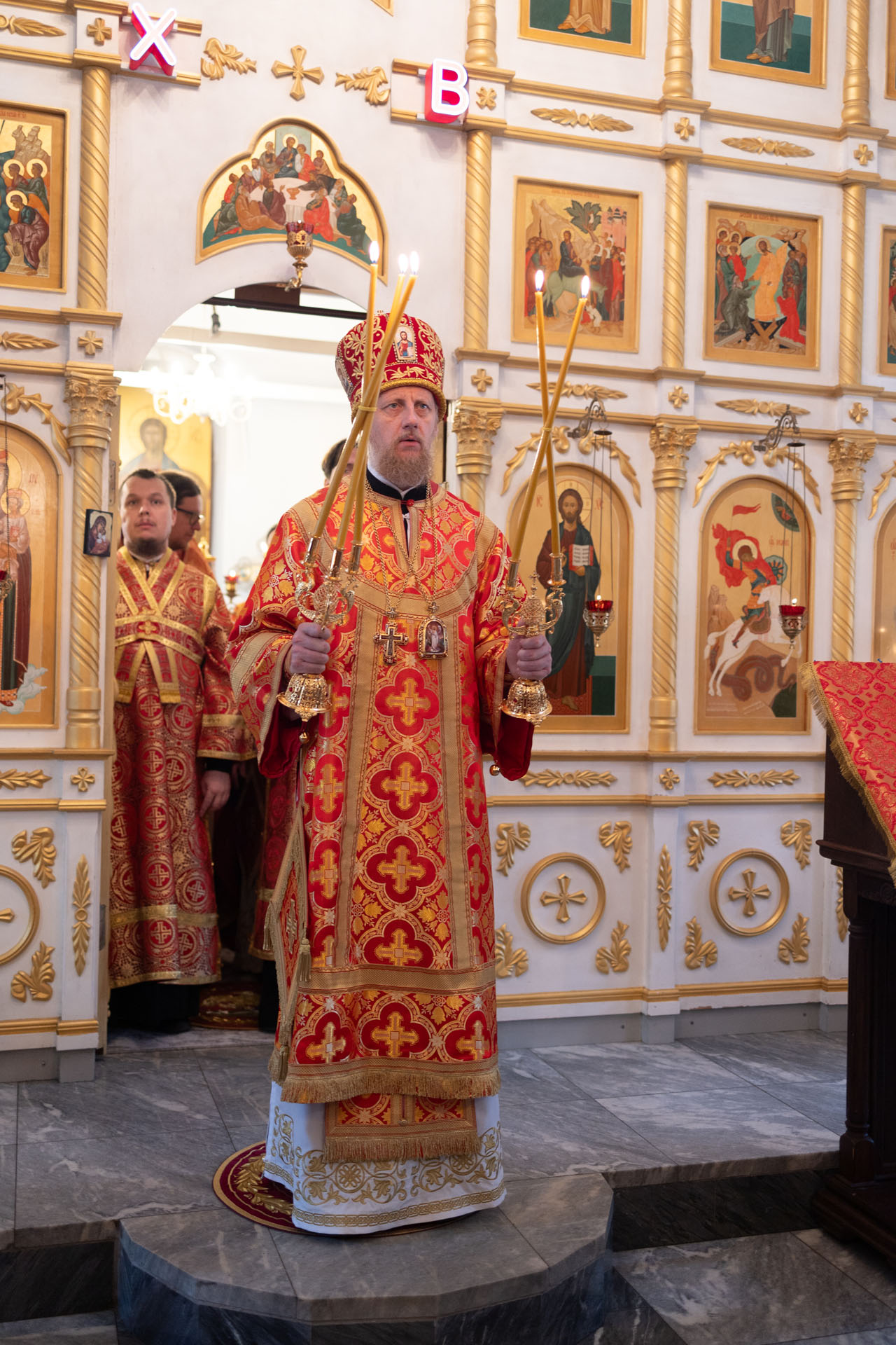 Литургия в Георгиевском храме горо