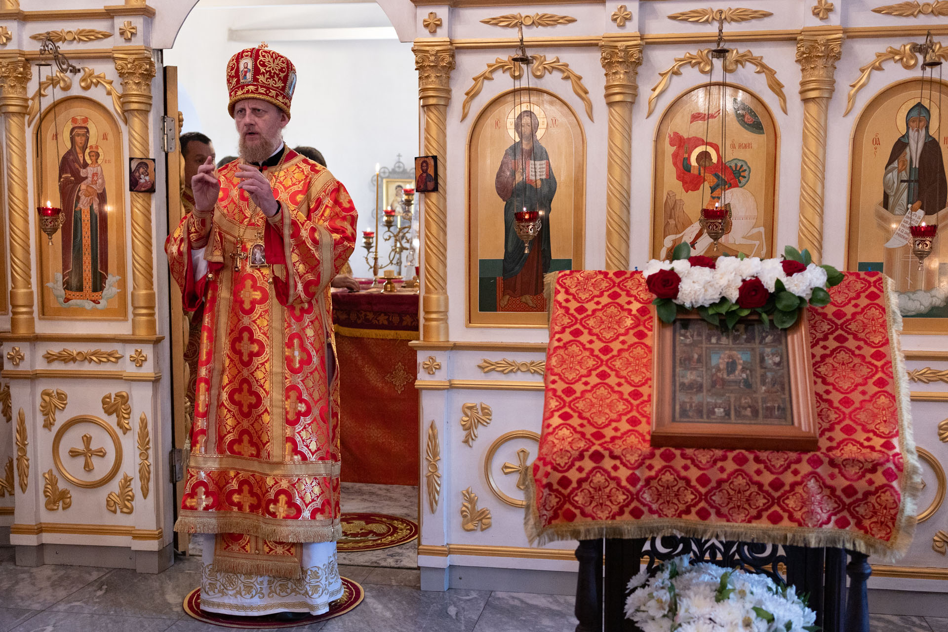 Литургия в Георгиевском храме горо