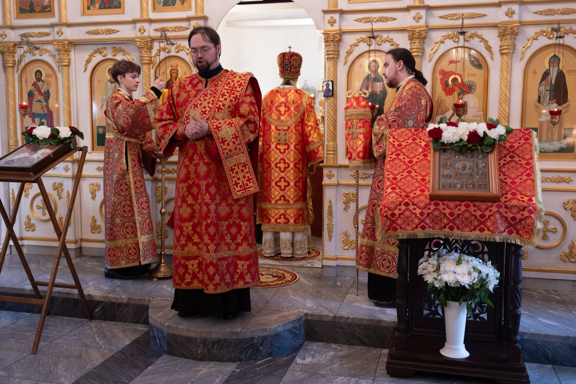 Литургия в Георгиевском храме горо