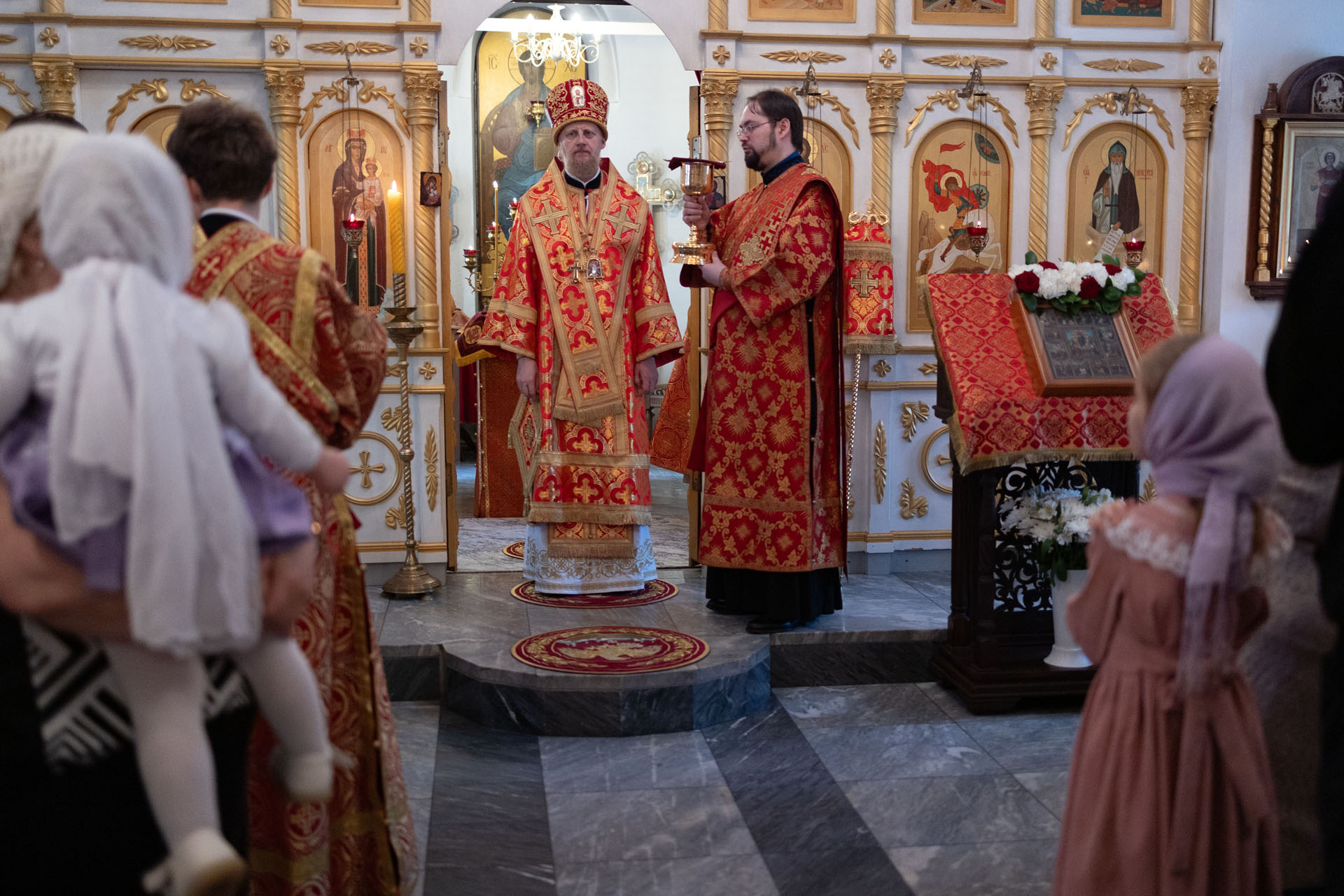Литургия в Георгиевском храме горо