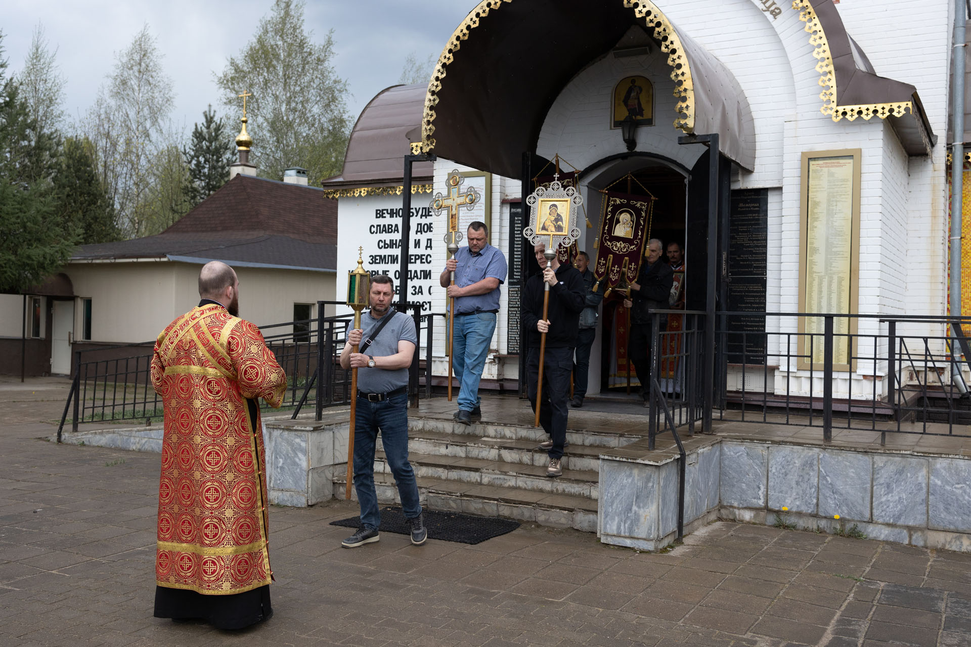 Литургия в Георгиевском храме горо