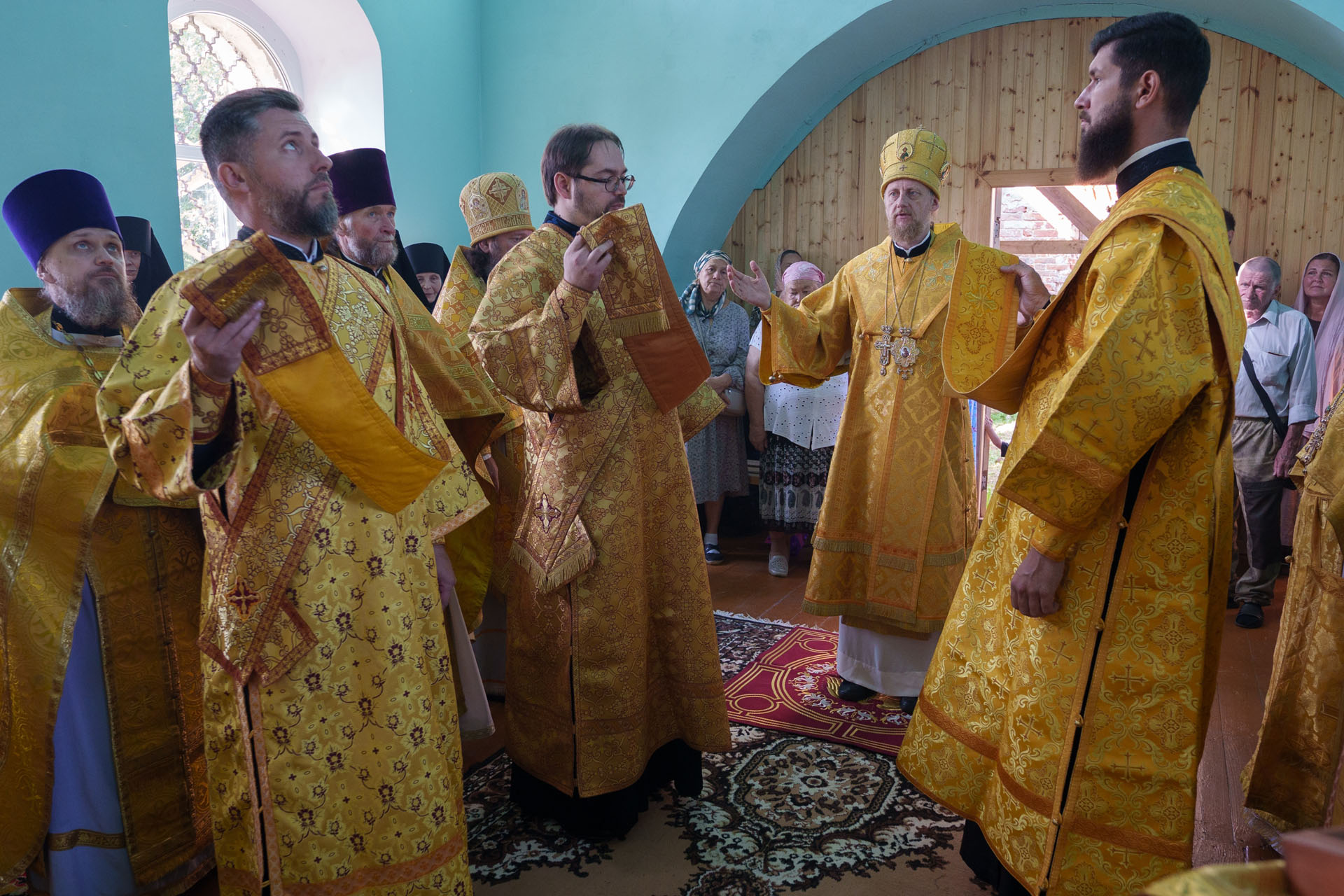 Литургия в храме Успения Пресвятой