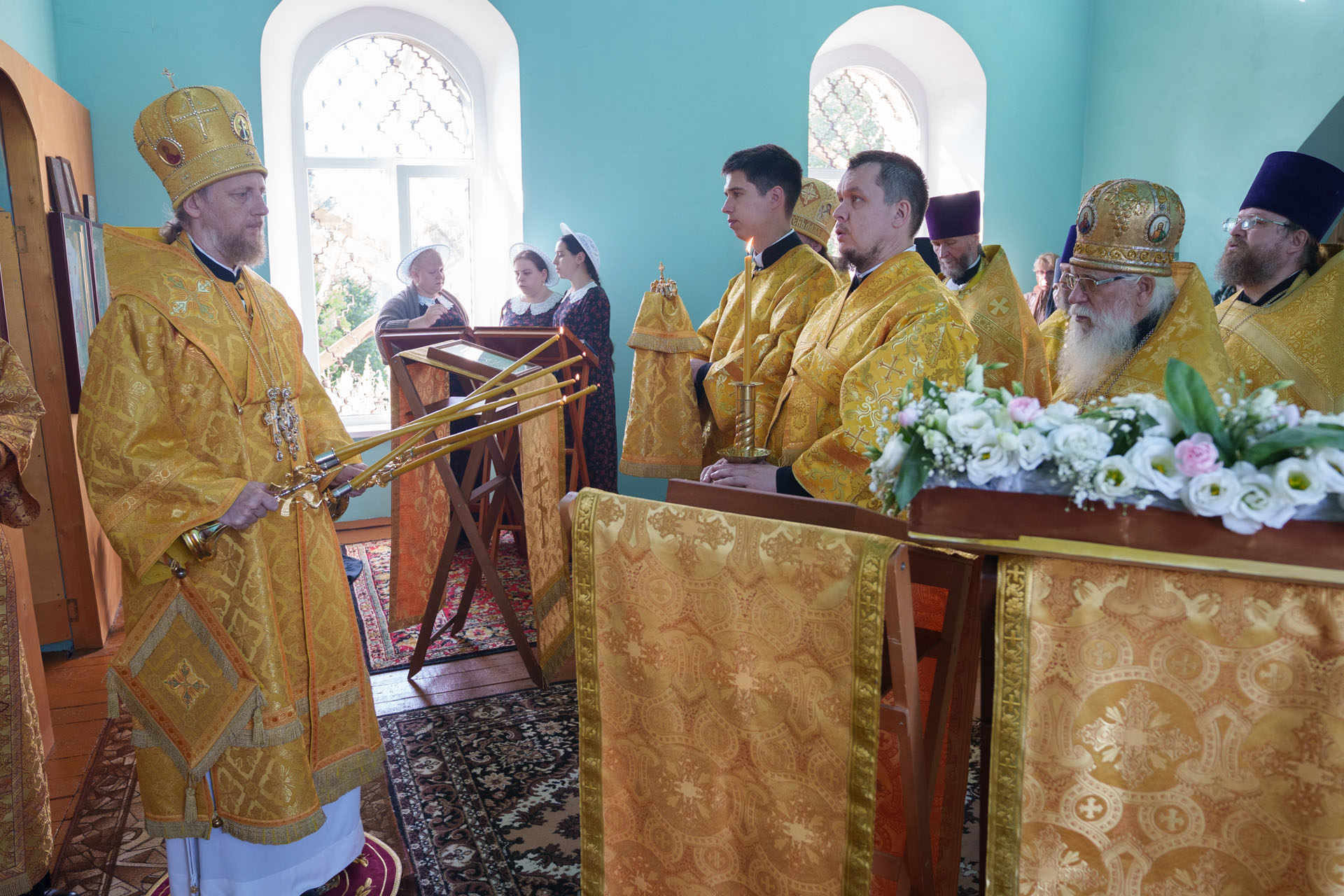 Литургия в храме Успения Пресвятой