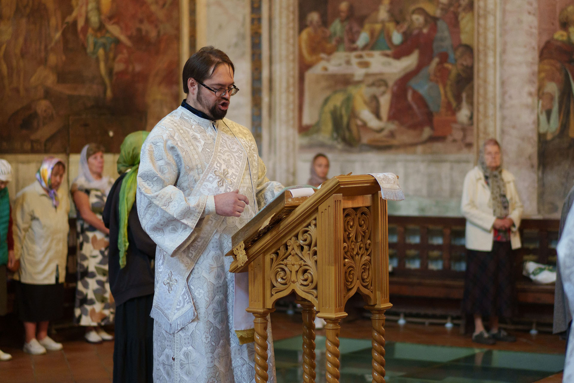 Литургия в Спасо-Преображенском ка