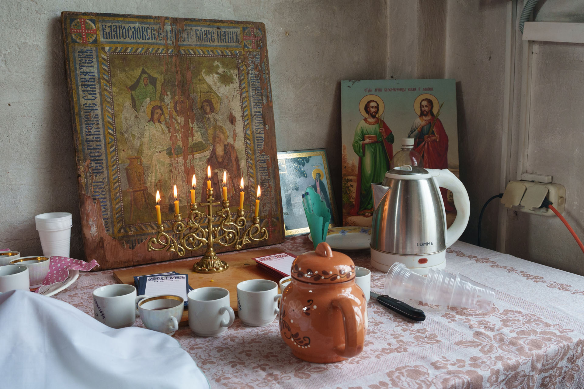 Литургия в храме Рождества Христов