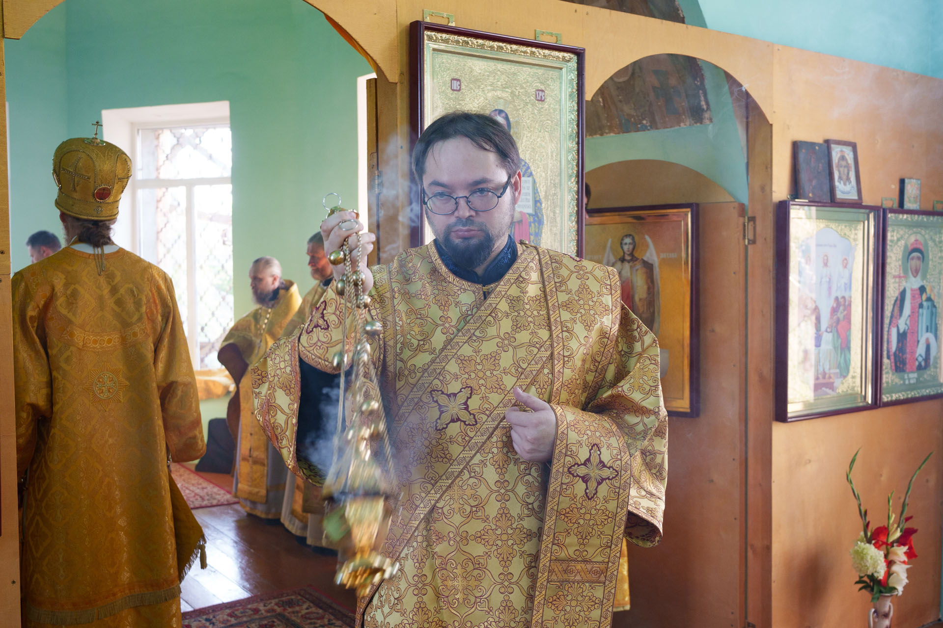 Литургия в храме Успения Пресвятой