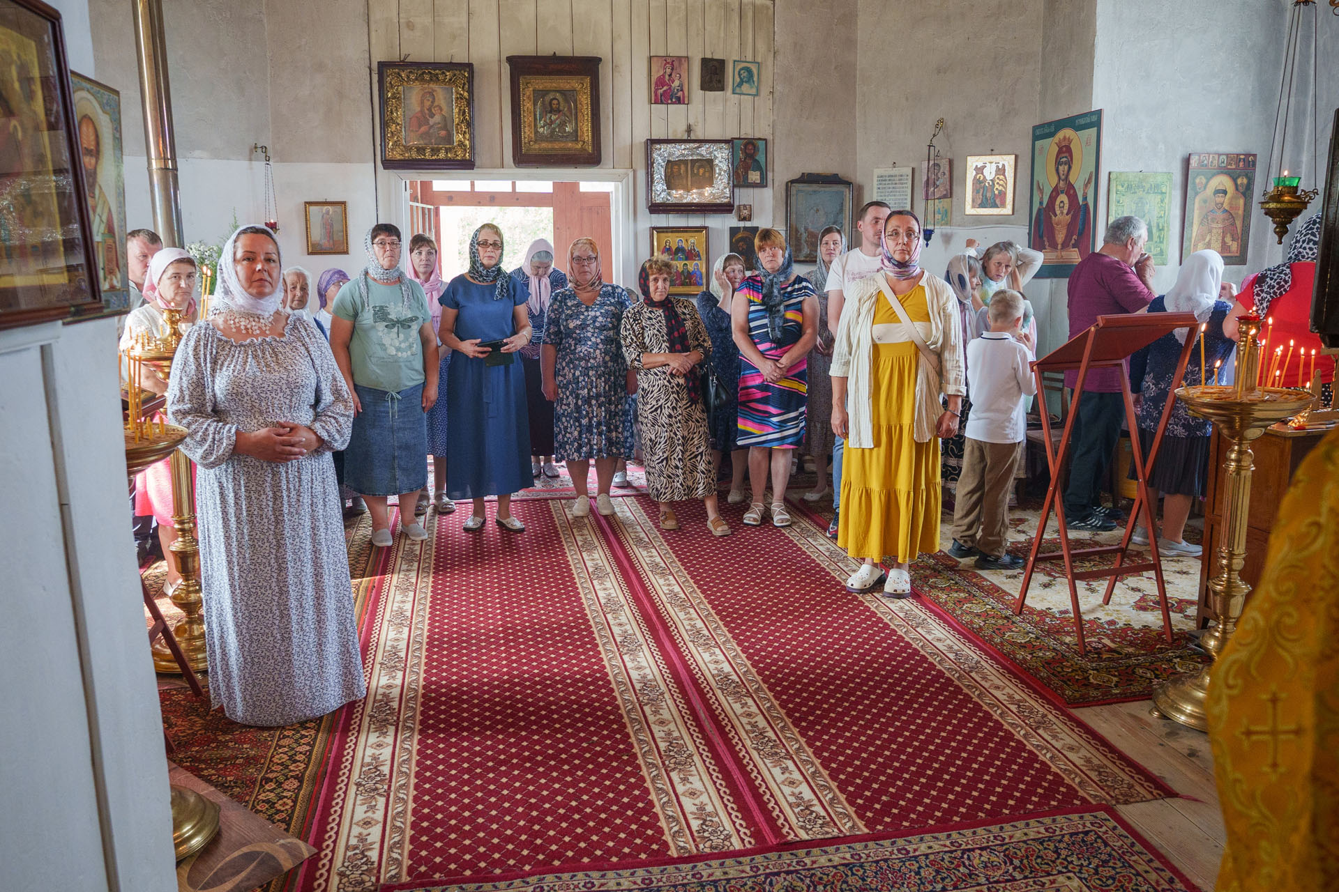 Литургия в храме Рождества Христов