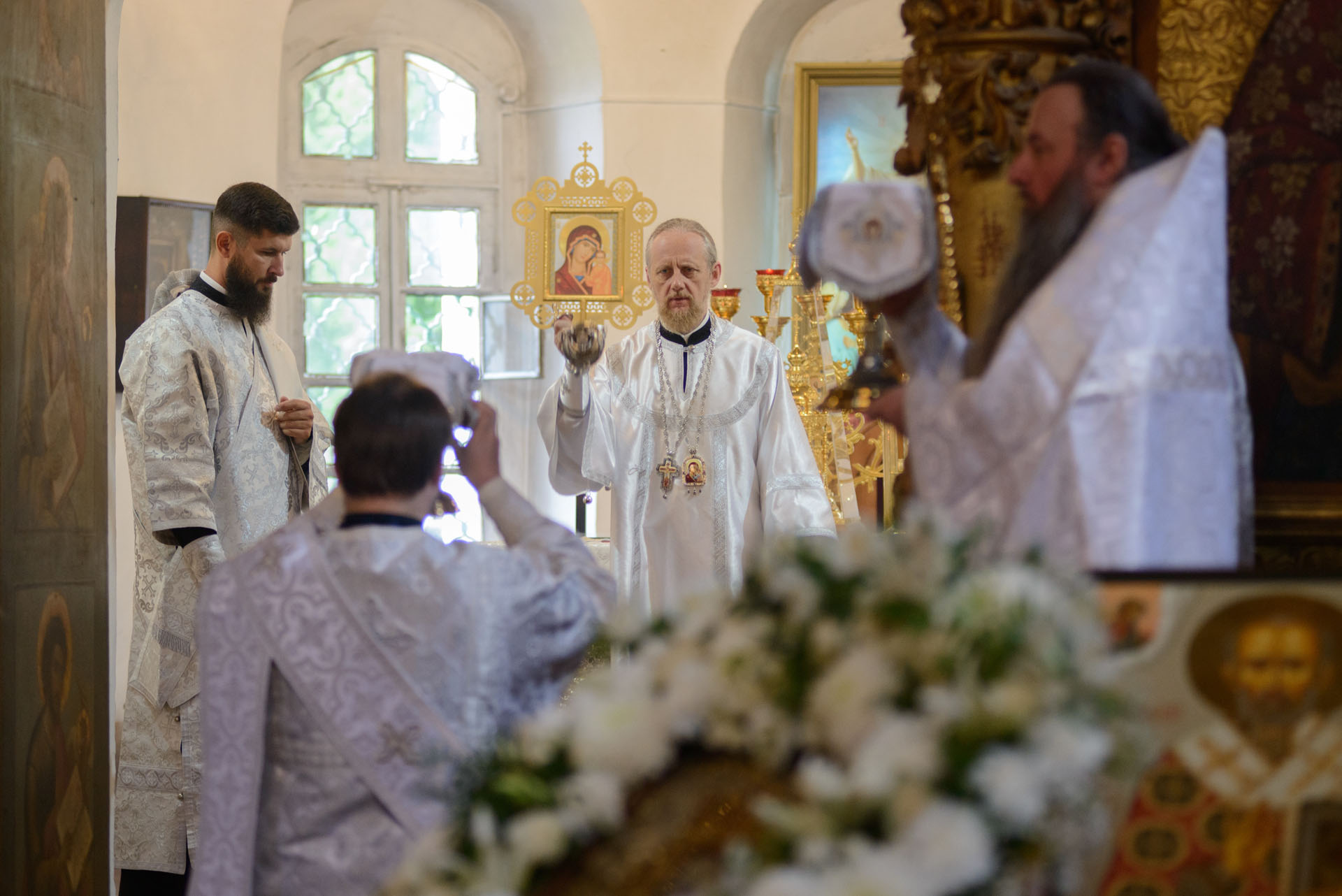 Литургия в Спасо-Преображенском ка