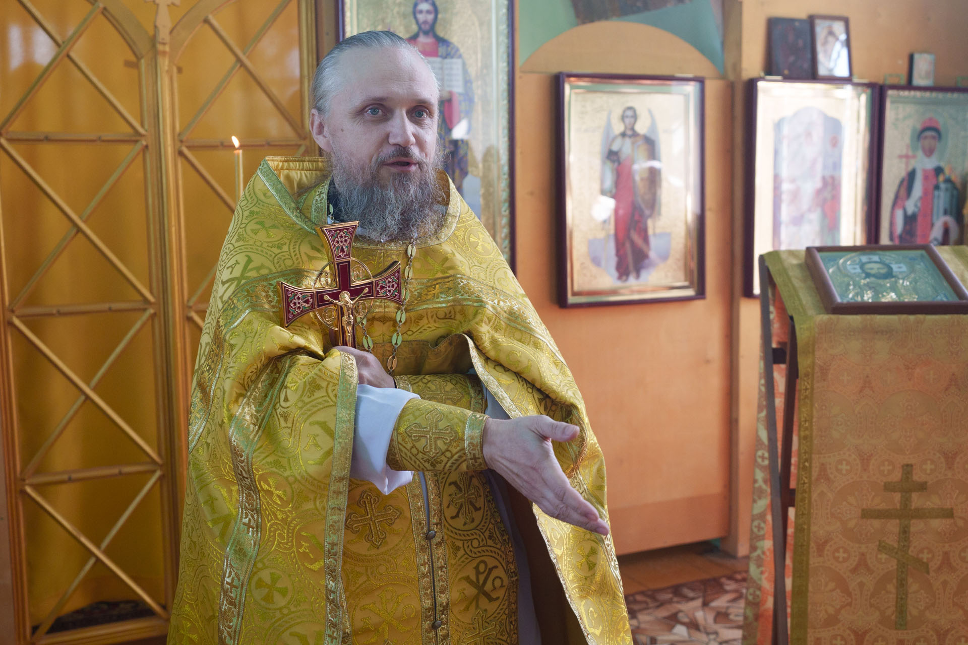 Литургия в храме Успения Пресвятой