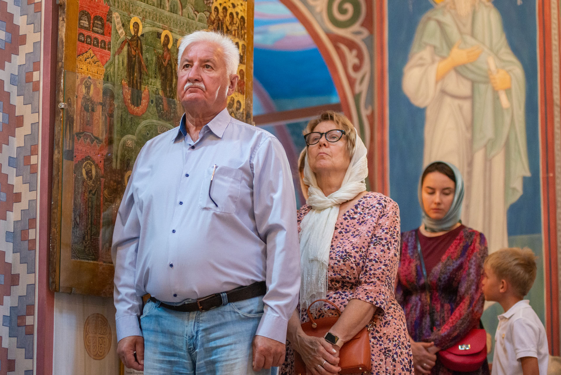 Литургия в Никольском женском мона