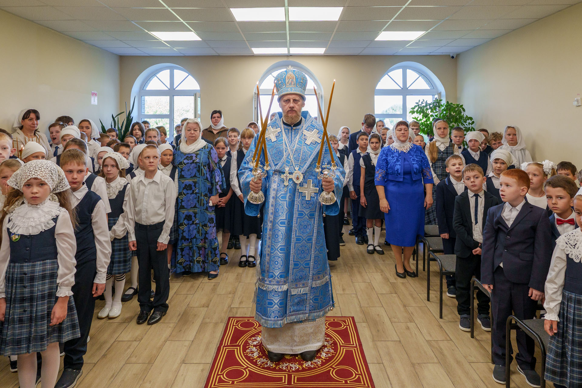 Литургия в домовом храме благоверн