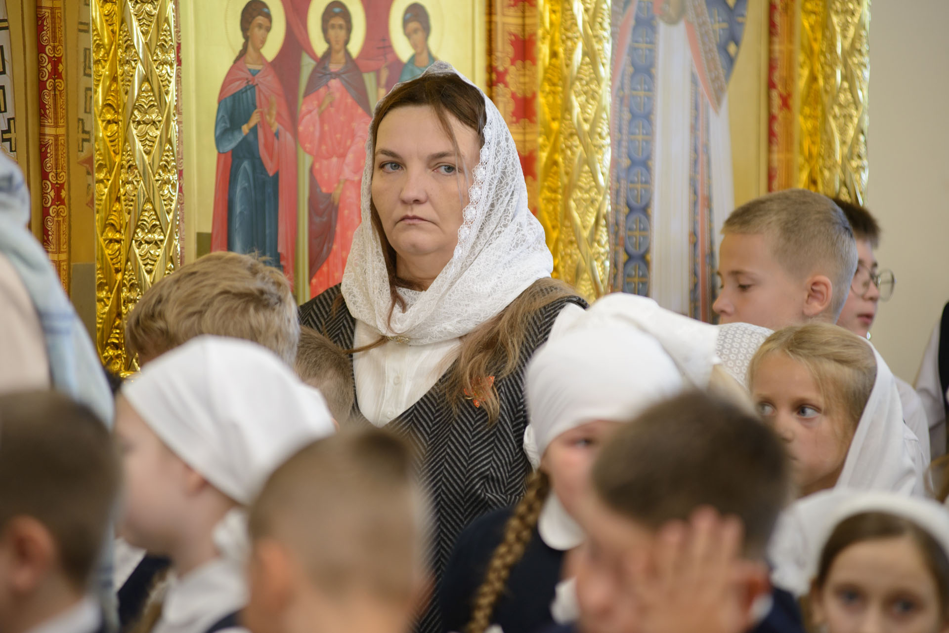 Литургия в домовом храме благоверн