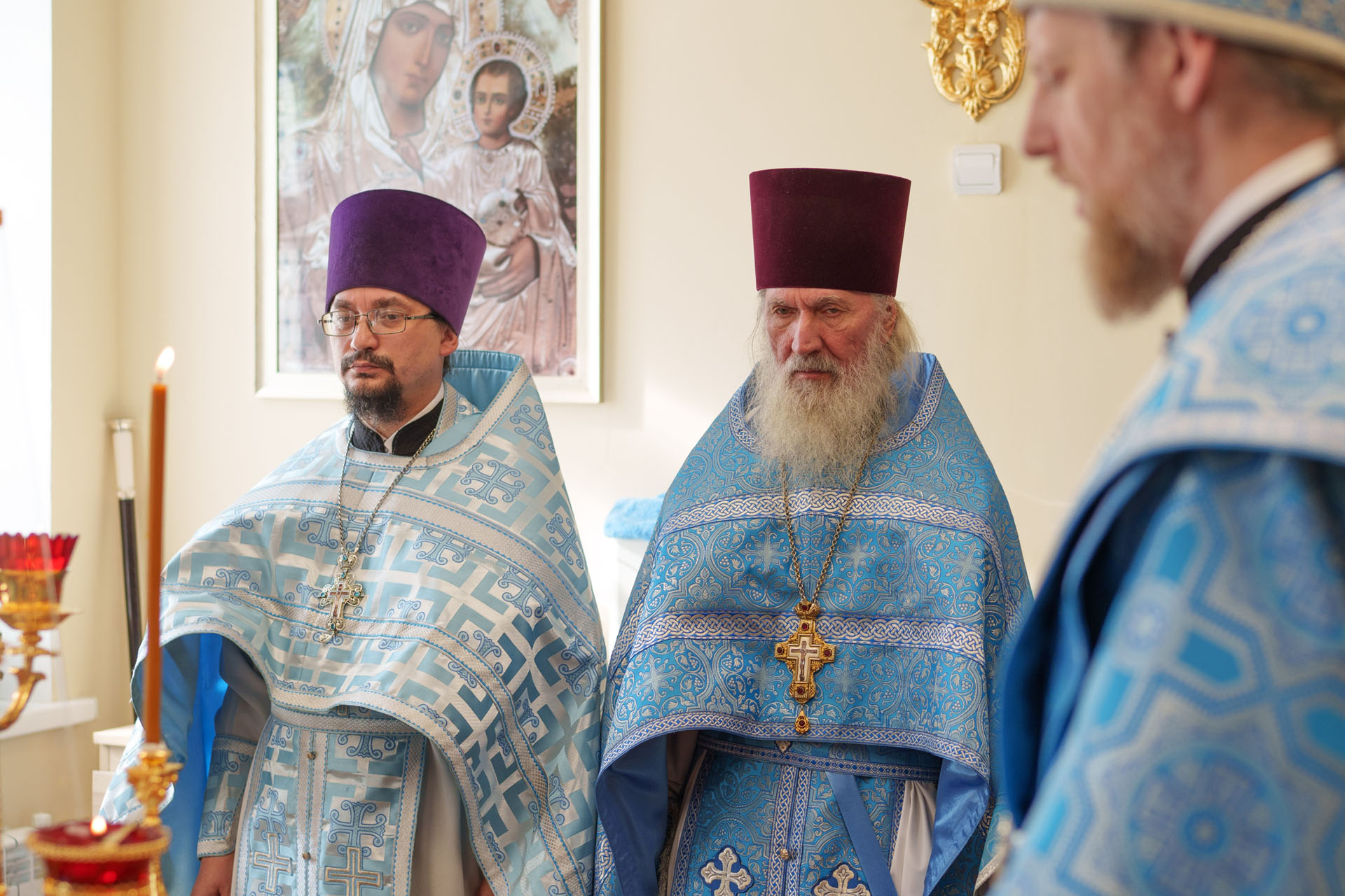 Литургия в домовом храме благоверн