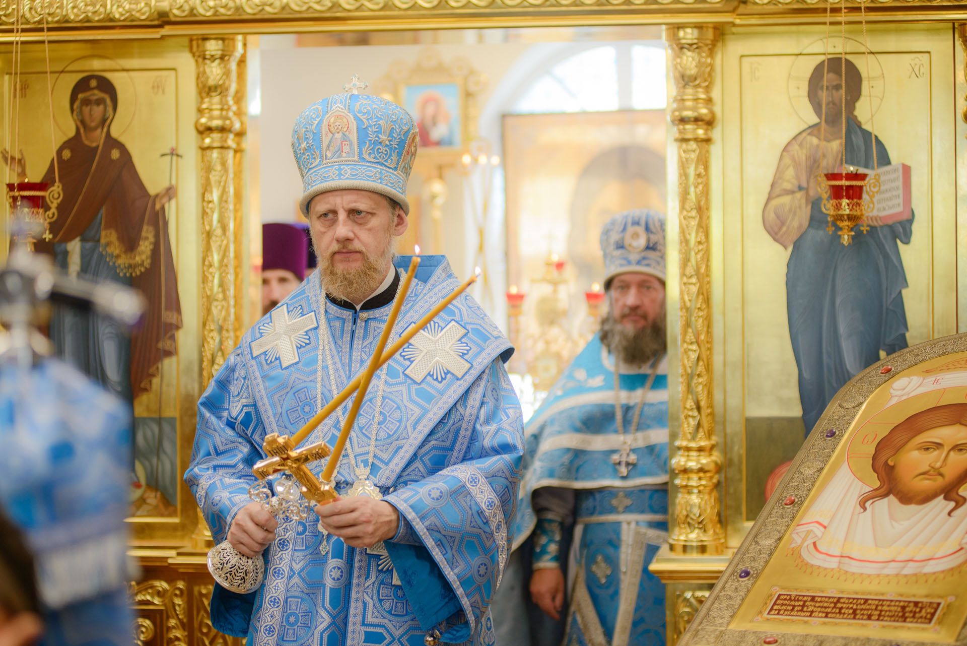 Литургия в домовом храме благоверн