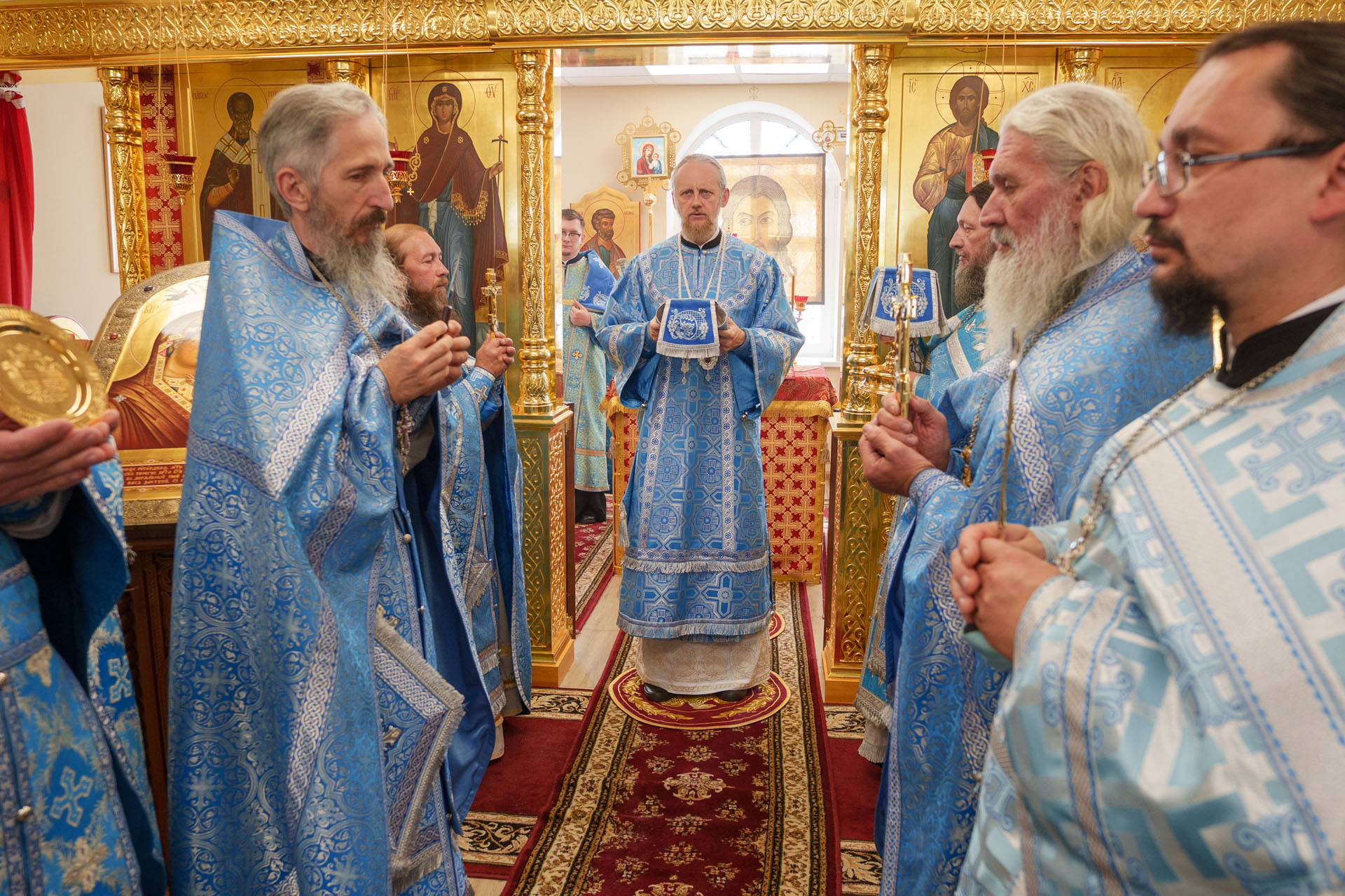 Литургия в домовом храме благоверн