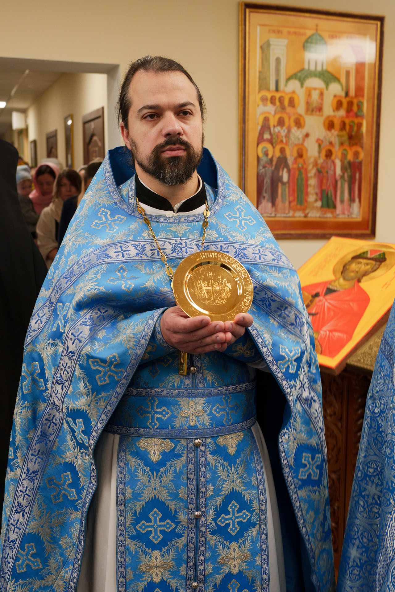 Литургия в домовом храме благоверн