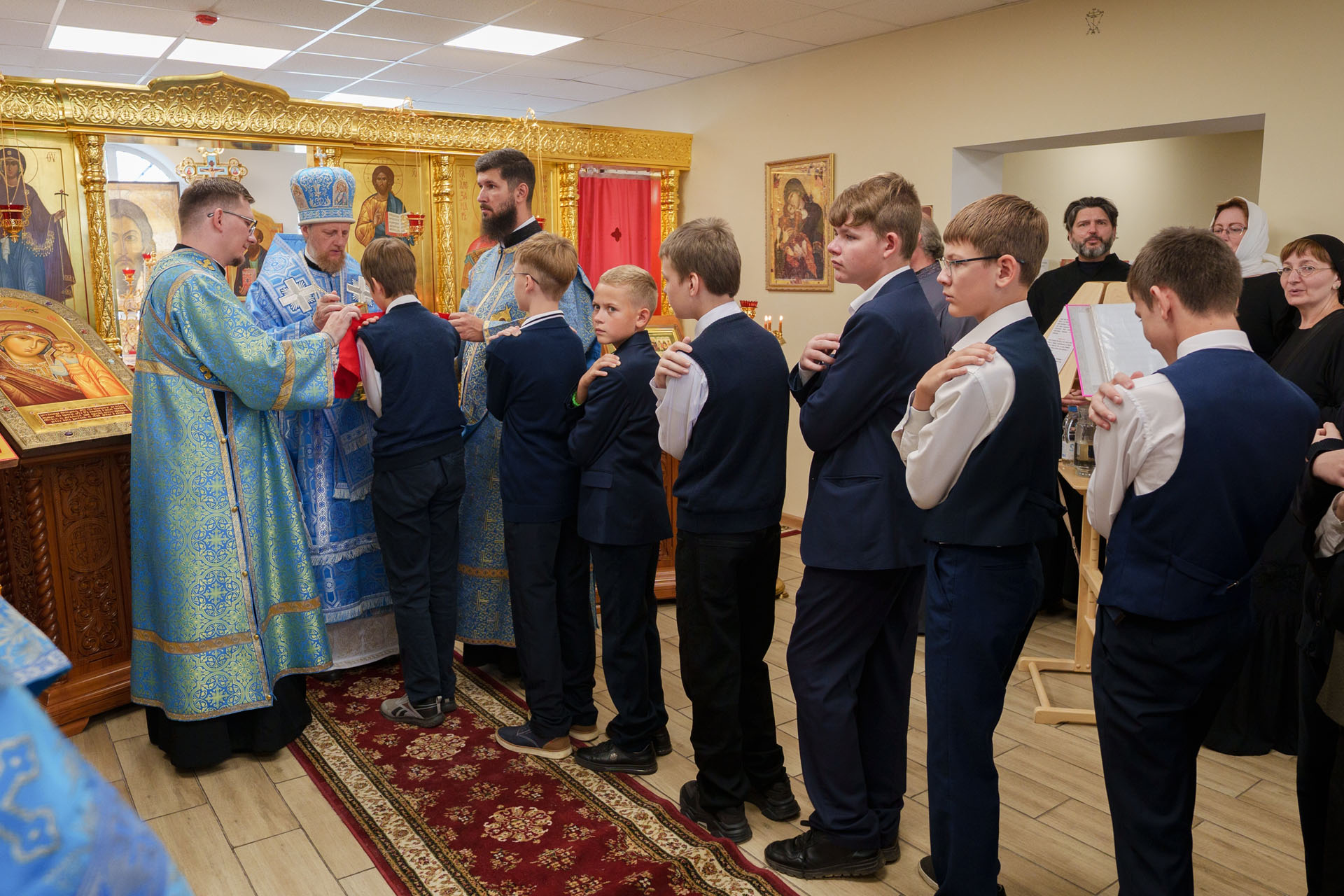 Литургия в домовом храме благоверн