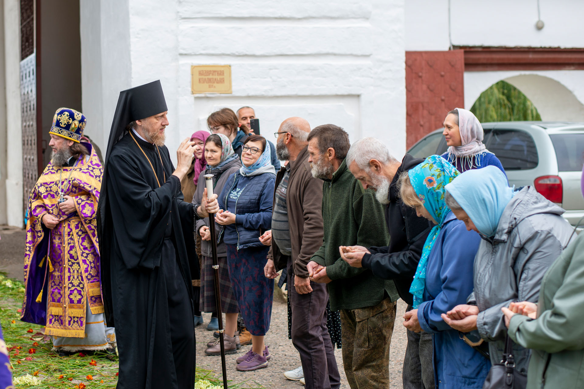 Литургия в Никитском мужском монас