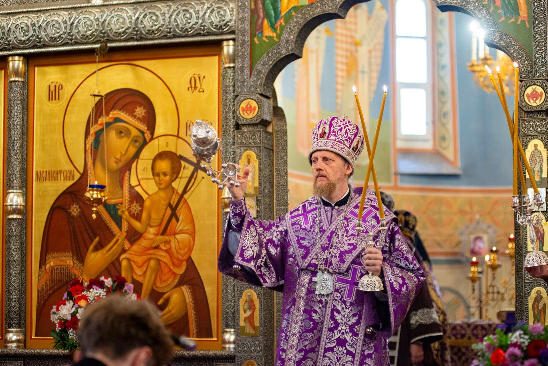 Литургия в Никитском мужском монас