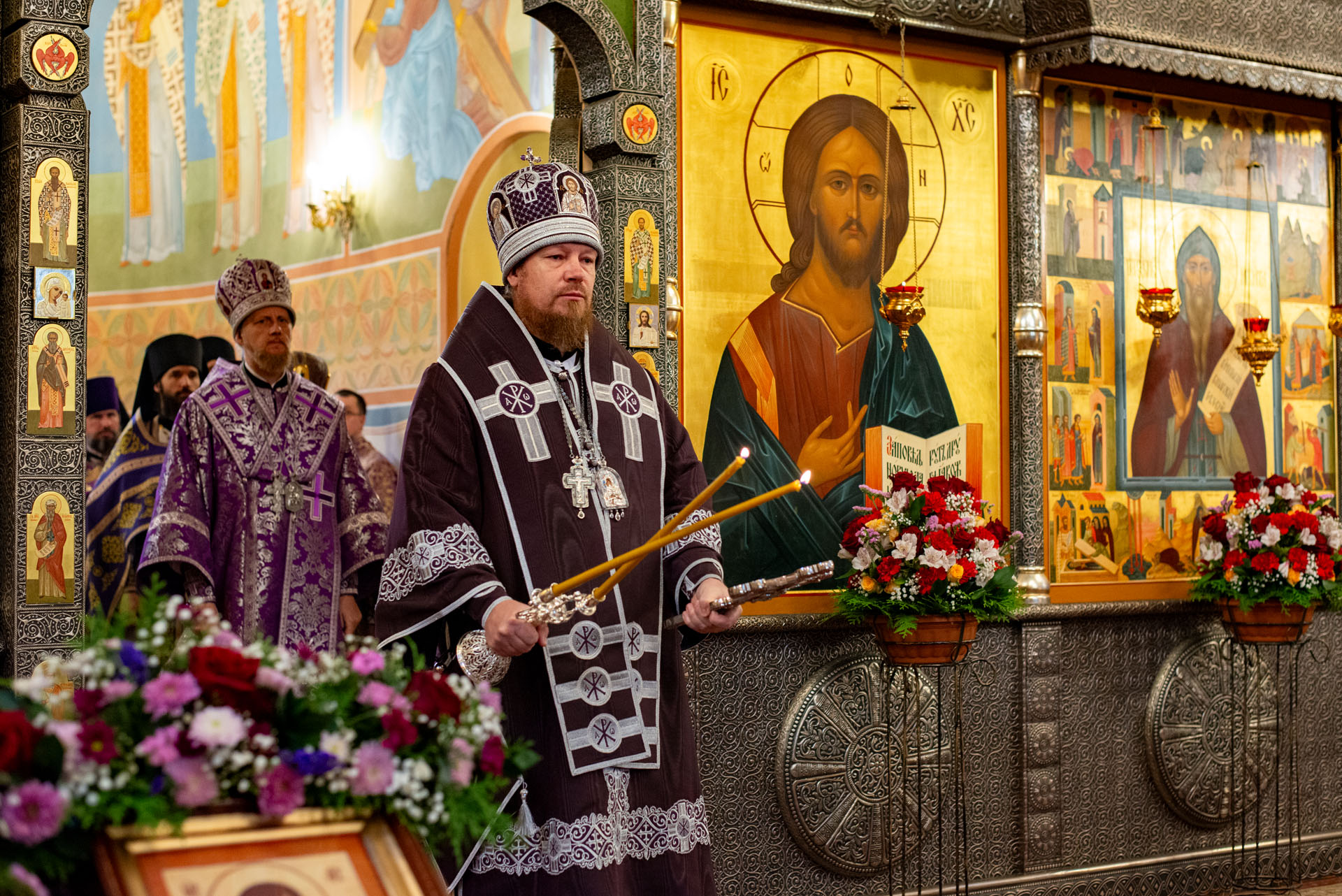 Литургия в Никитском мужском монас
