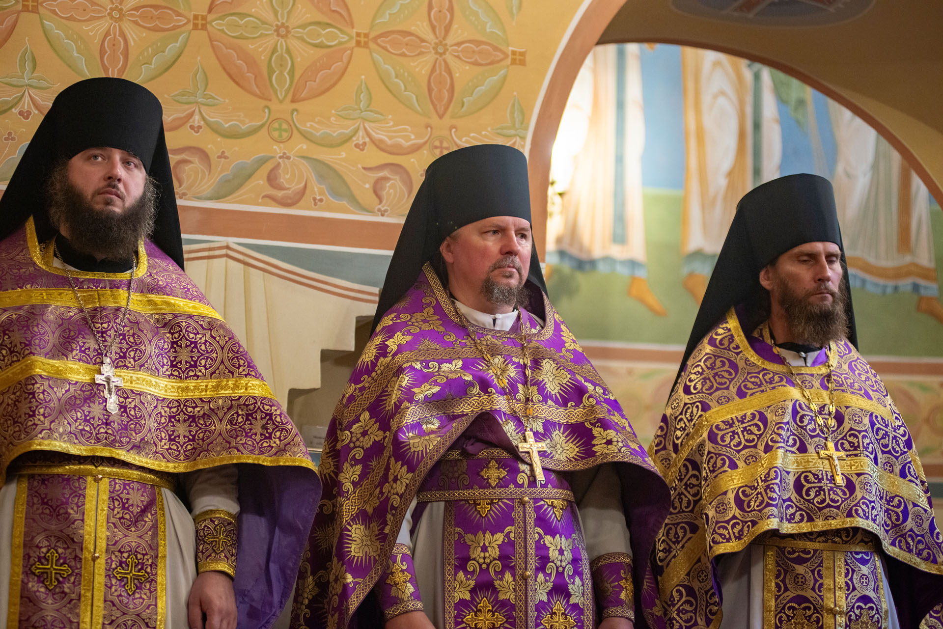 Литургия в Никитском мужском монас