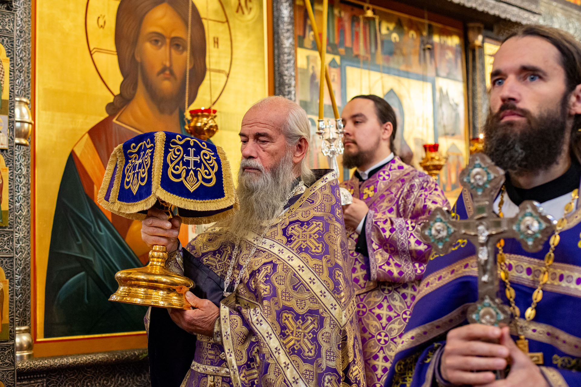 Литургия в Никитском мужском монас