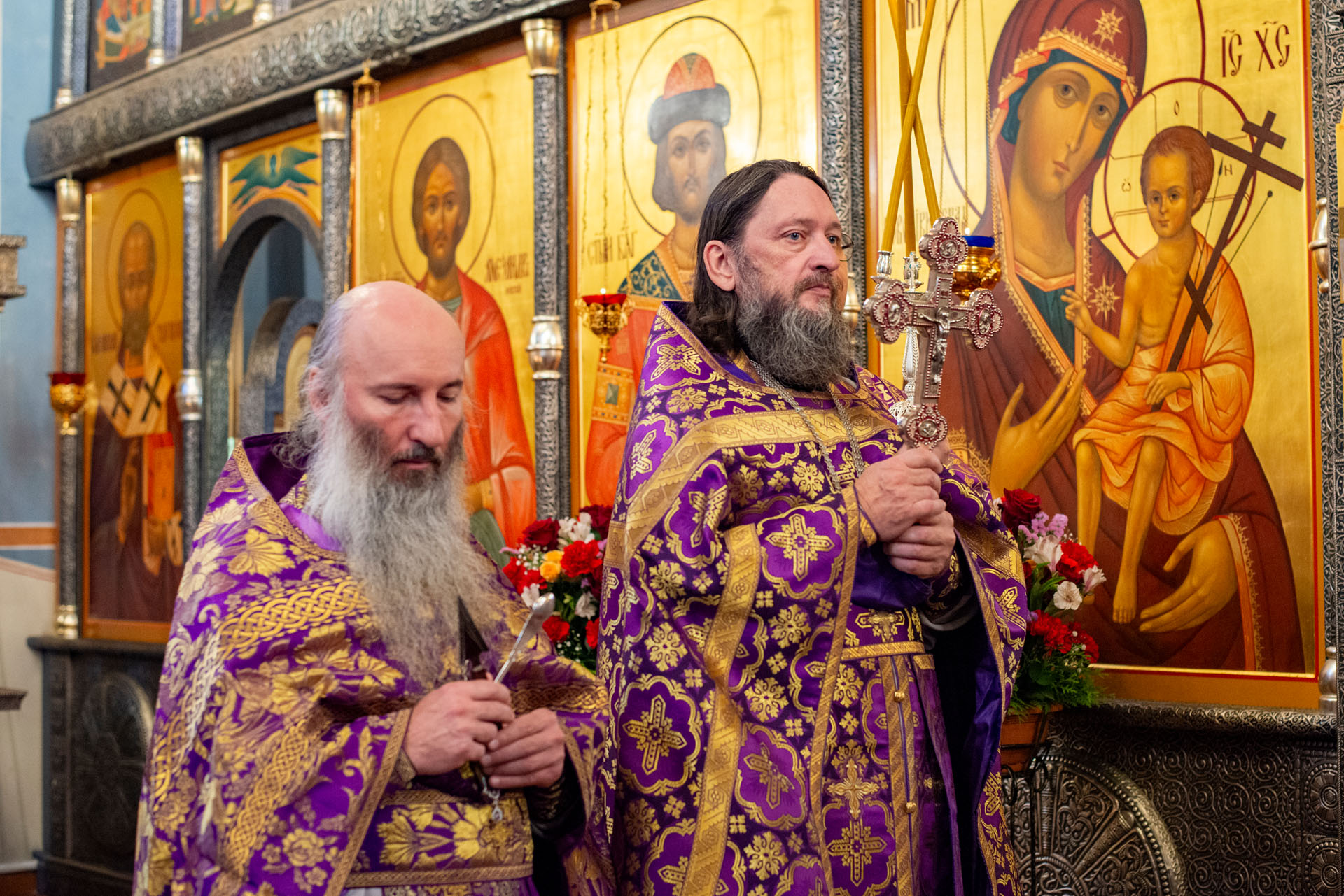Литургия в Никитском мужском монас