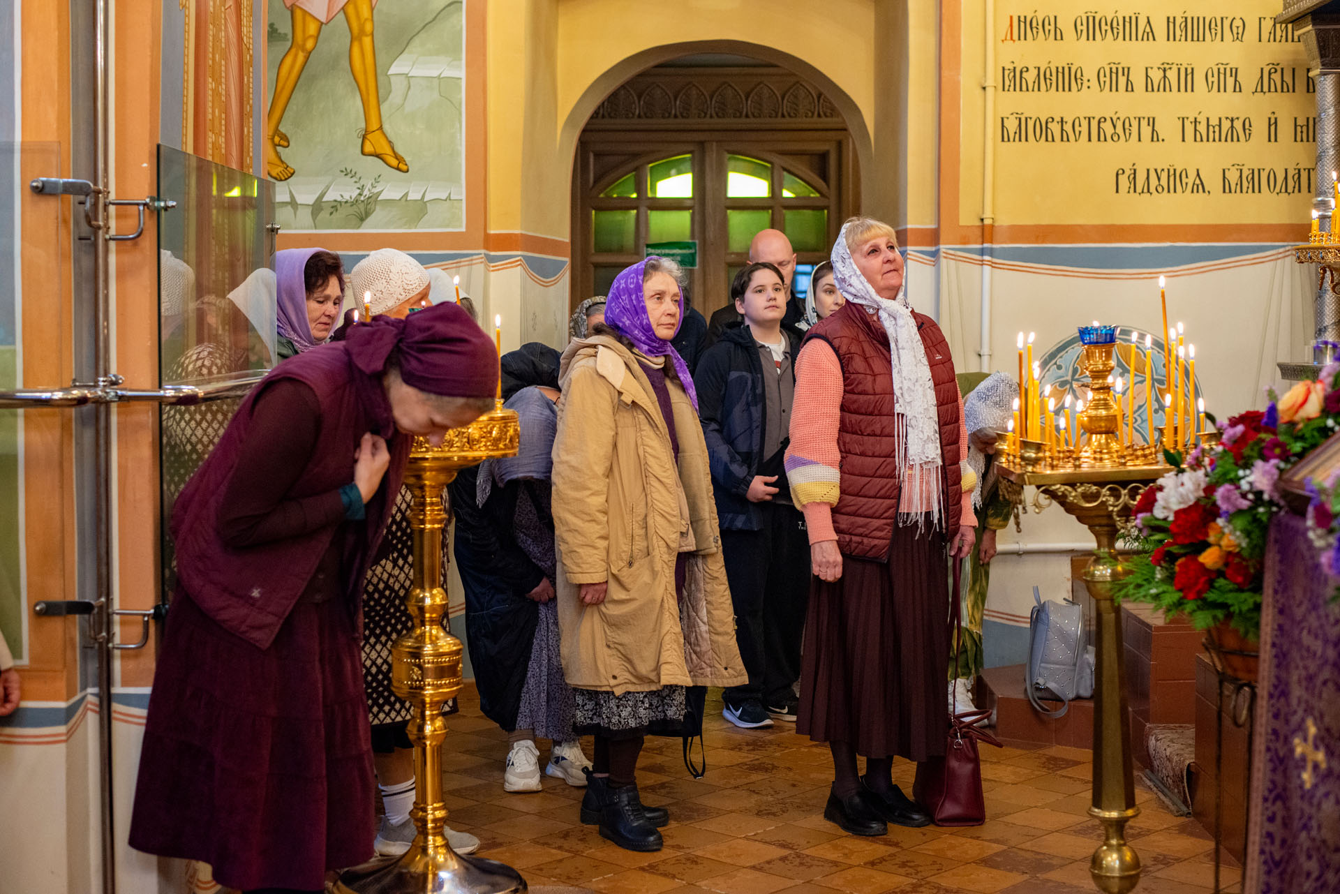 Литургия в Никитском мужском монас