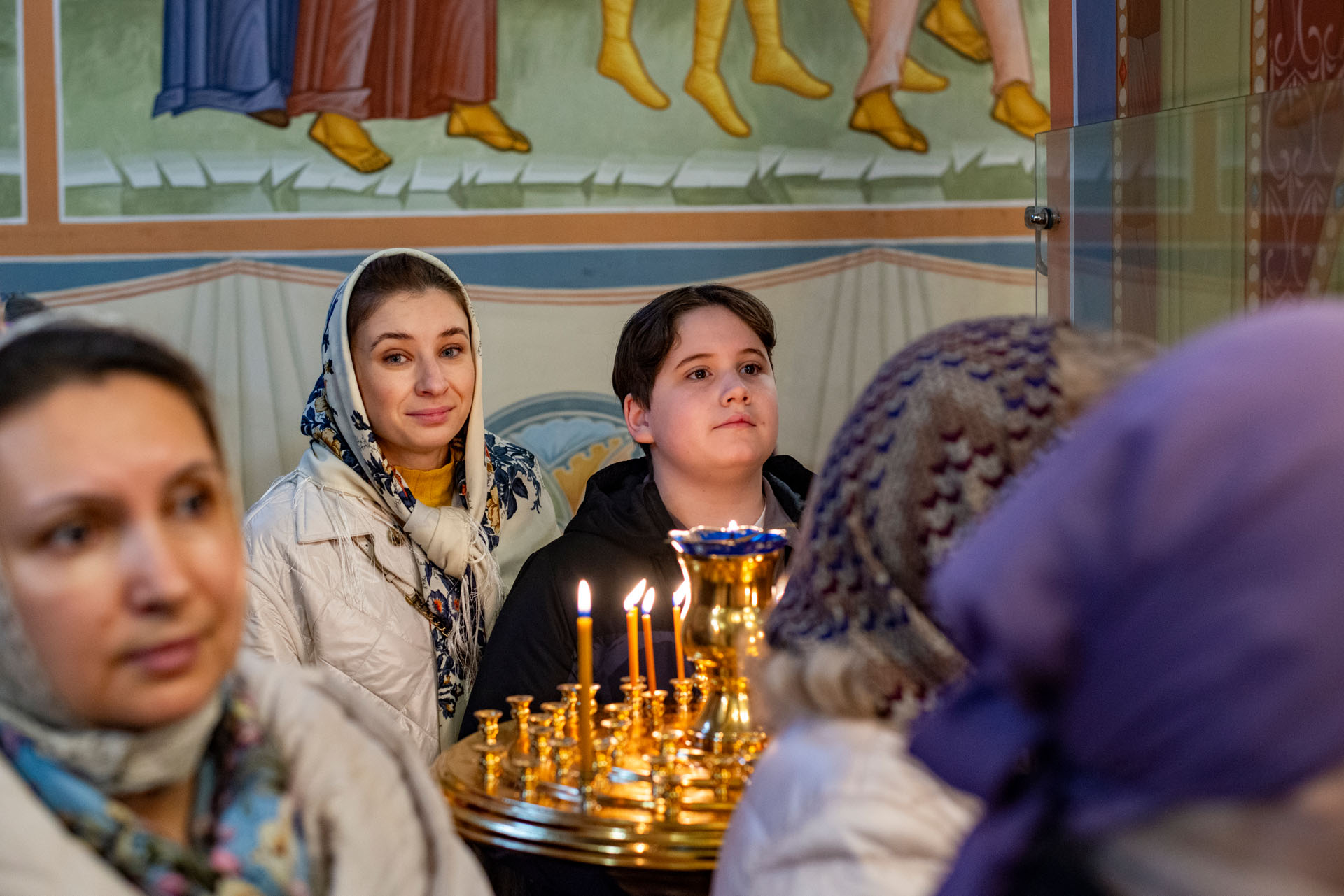 Литургия в Никитском мужском монас
