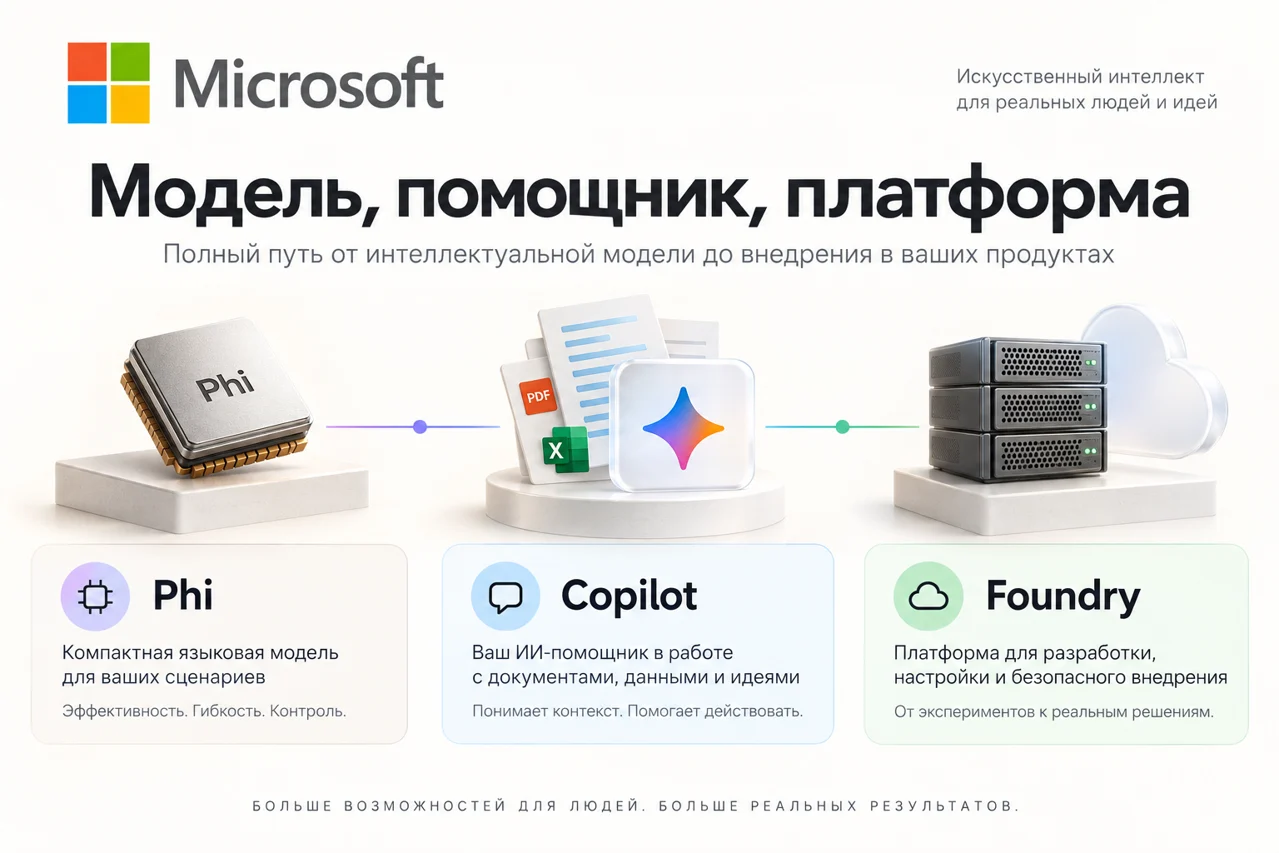 Microsoft: Microsoft: от программного обеспечения к платформам ИИ