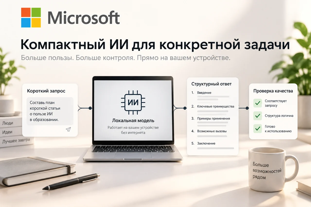 Microsoft: Компактная нейросеть для конкретной задачи