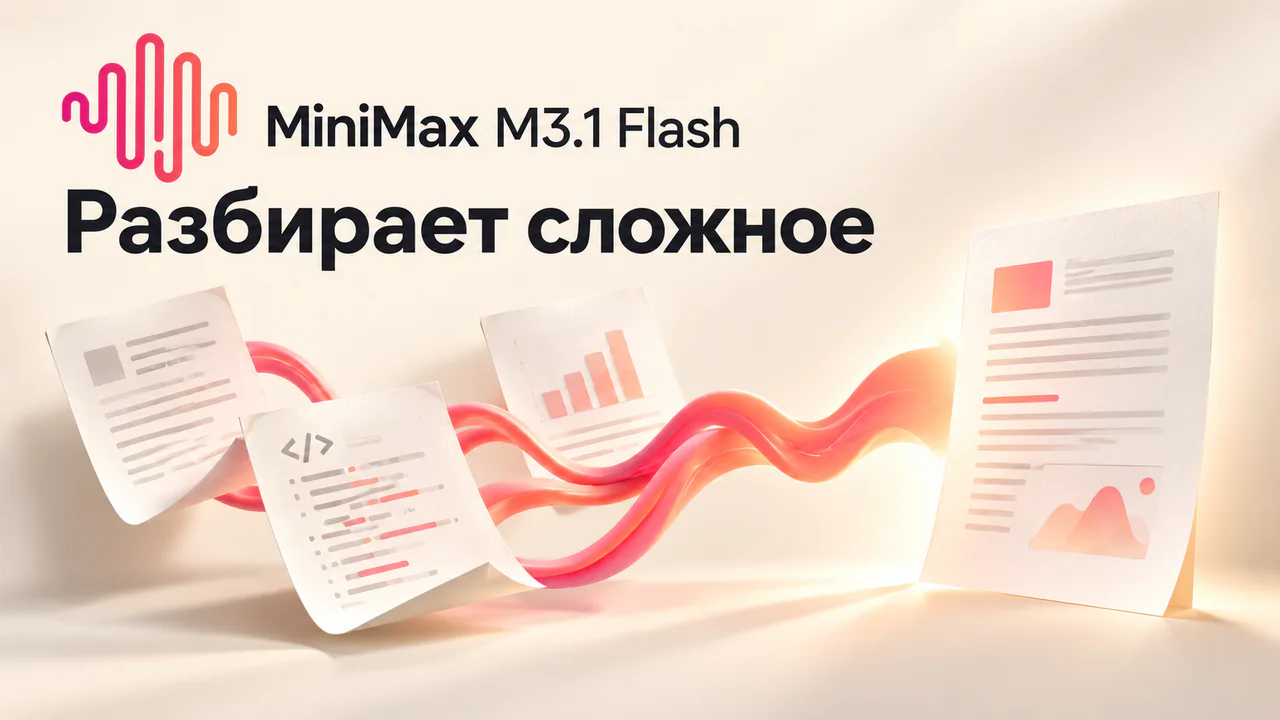MiniMax M3.1 Flash связывает документы, код и визуальные материалы