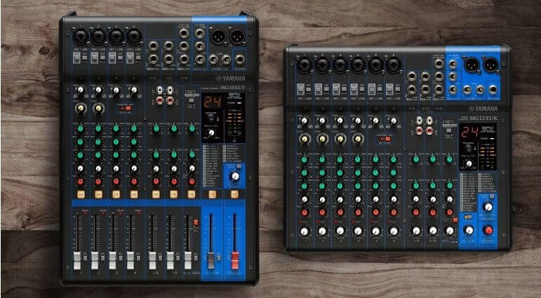 Сравнение Yamaha MG12XUK и MG10XUF