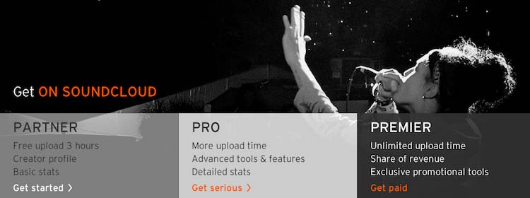 Виды аккаунтов SoundCloud