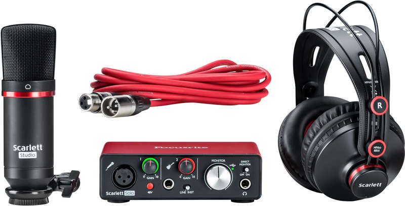 Focusrite Scarlett Solo Studio Pack 2nd Gen