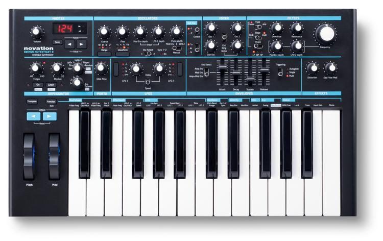 Новая версия прошивки Novation Bass Station