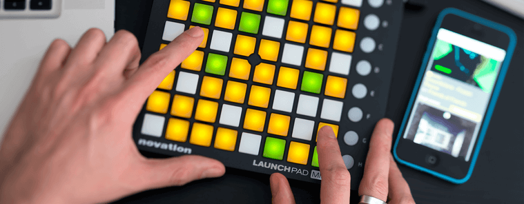 Обзор USB MIDI контроллера Novation Launchpad Mini MK2