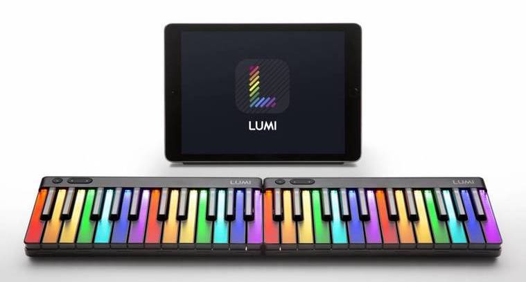 Портативный клавишный контроллер Roli Lumi