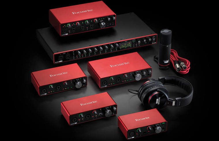 3-е поколение популярных аудиоинтерфейсов Scarlett от Focusrite