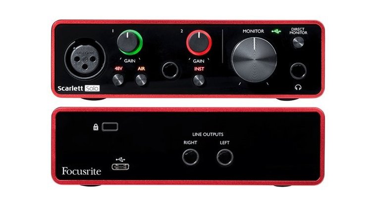 3-е поколение популярных аудиоинтерфейсов Scarlett от Focusrite