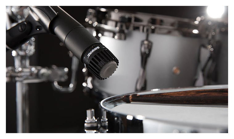 Барабаны и Shure SM57