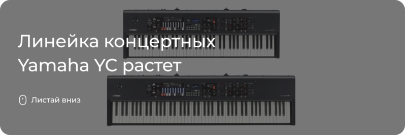 Линейка Yamaha YC