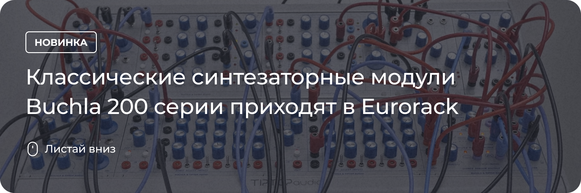 Buchla 200 серии приходят в Eurorack