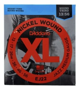 D'Addario EJ22 NICKEL WOUND