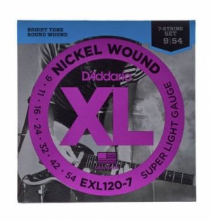 D'Addario EXL 120-7 XL NICKEL WOUND