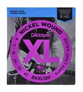 D'Addario EKXL 120 Nickel Wound