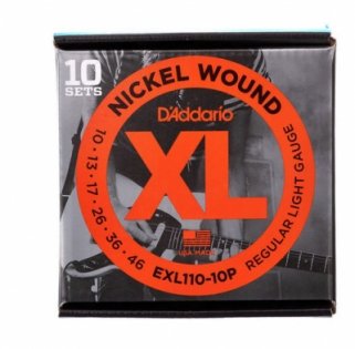 D'Addario EXL110-10P Nickel Wound