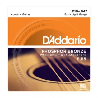 D'Addario EJ15 Phosphor Bronze